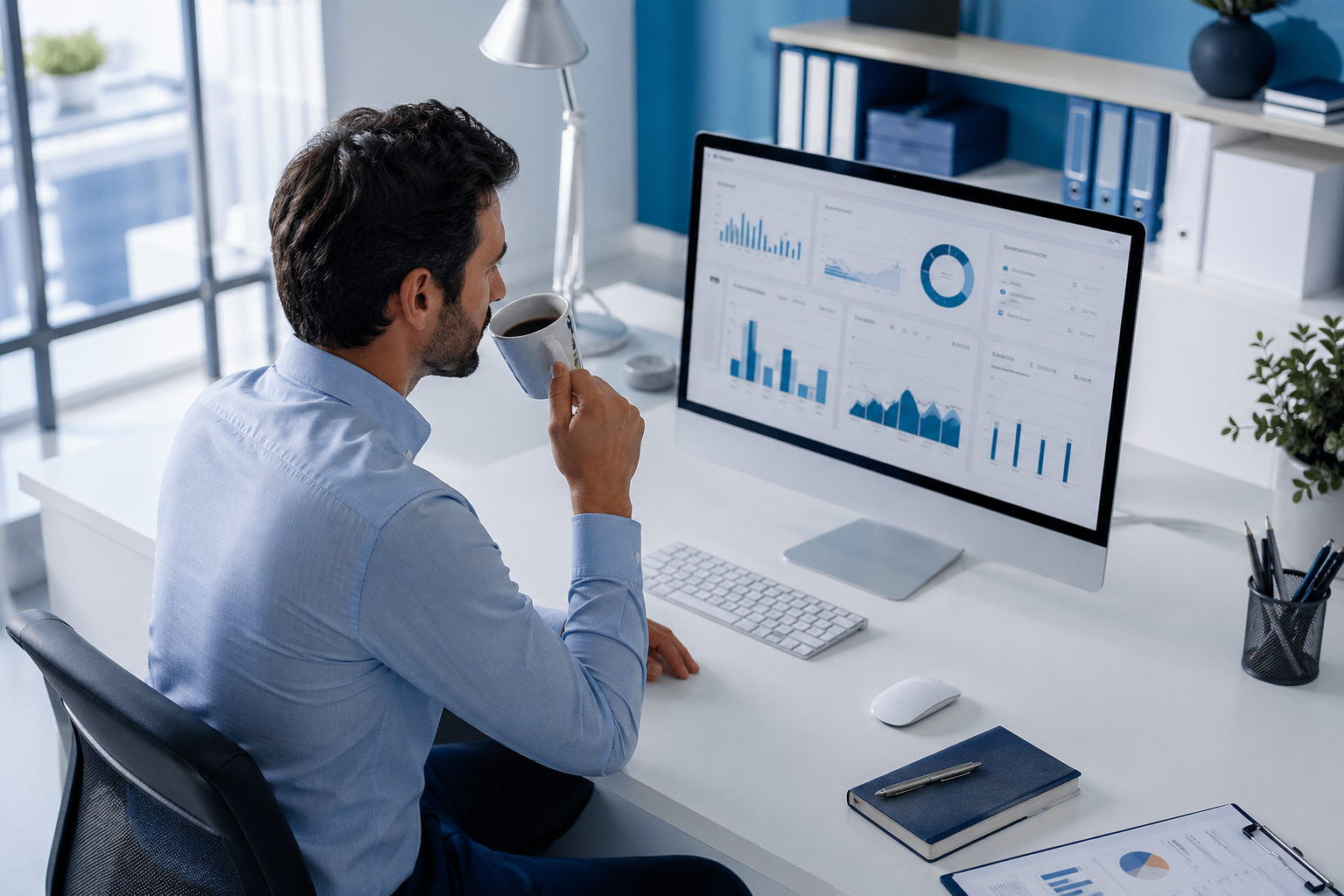Support agent handling customer queries