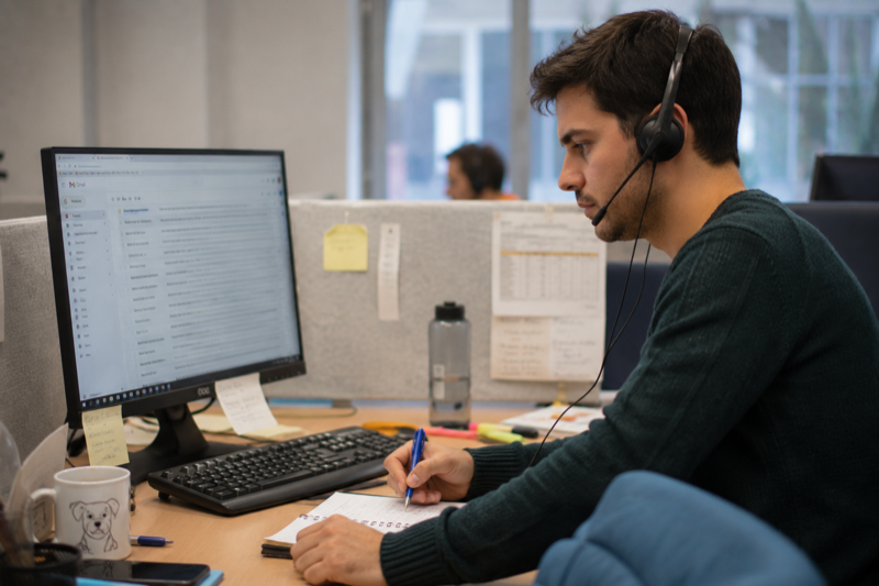 Support agent sees resolved issue